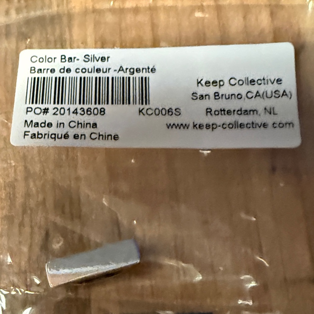 KEEP Collective Shiny Silver Bar